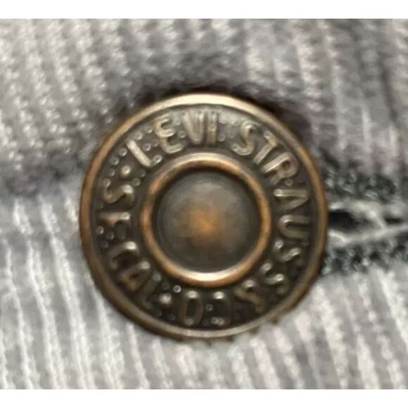 VTG Levis Jeans Size 31 (32x34) Grey Corduroy Boot Cut Mid Rise - Picture 12 of 13